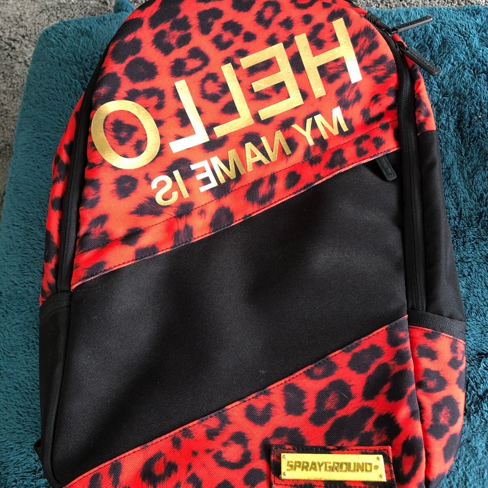 SORAYGROUND “Hello my name is” backpack